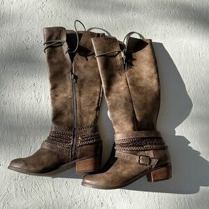 Not Rated Over the knee boots 2" Block Heel boots Size 10